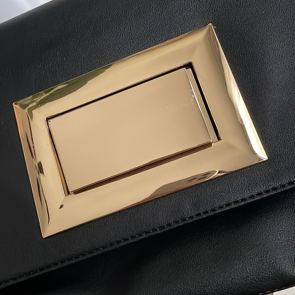 NWT Large Black Clutch Purse - Picture 6 of 8